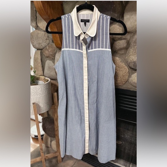 rag & bone Dresses & Skirts - Vintage Rag & Bone linen blend shift dress w/ hidden buttons from Neiman’s .